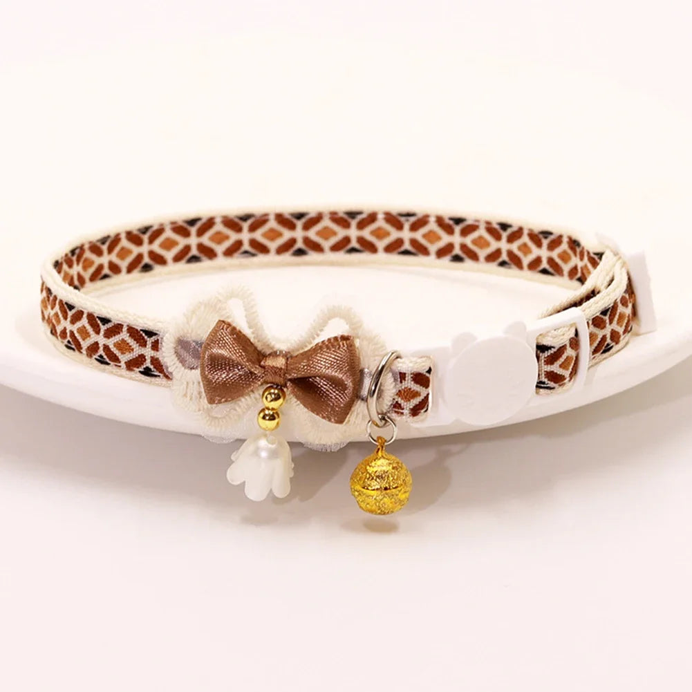 The AeroBell™ Handcrafted Cat Collar with Bell