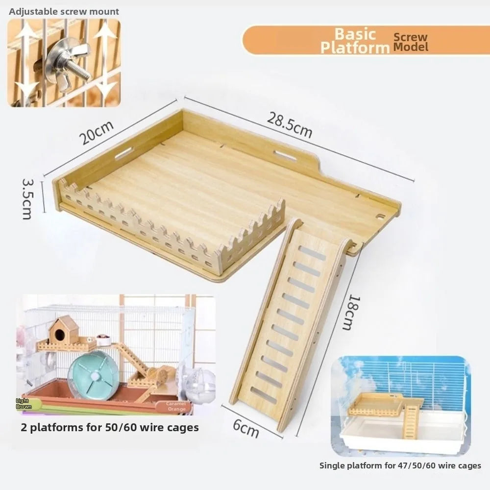 The AeroClimb™ Wooden Hamster Climbing Platform | 6 Styles