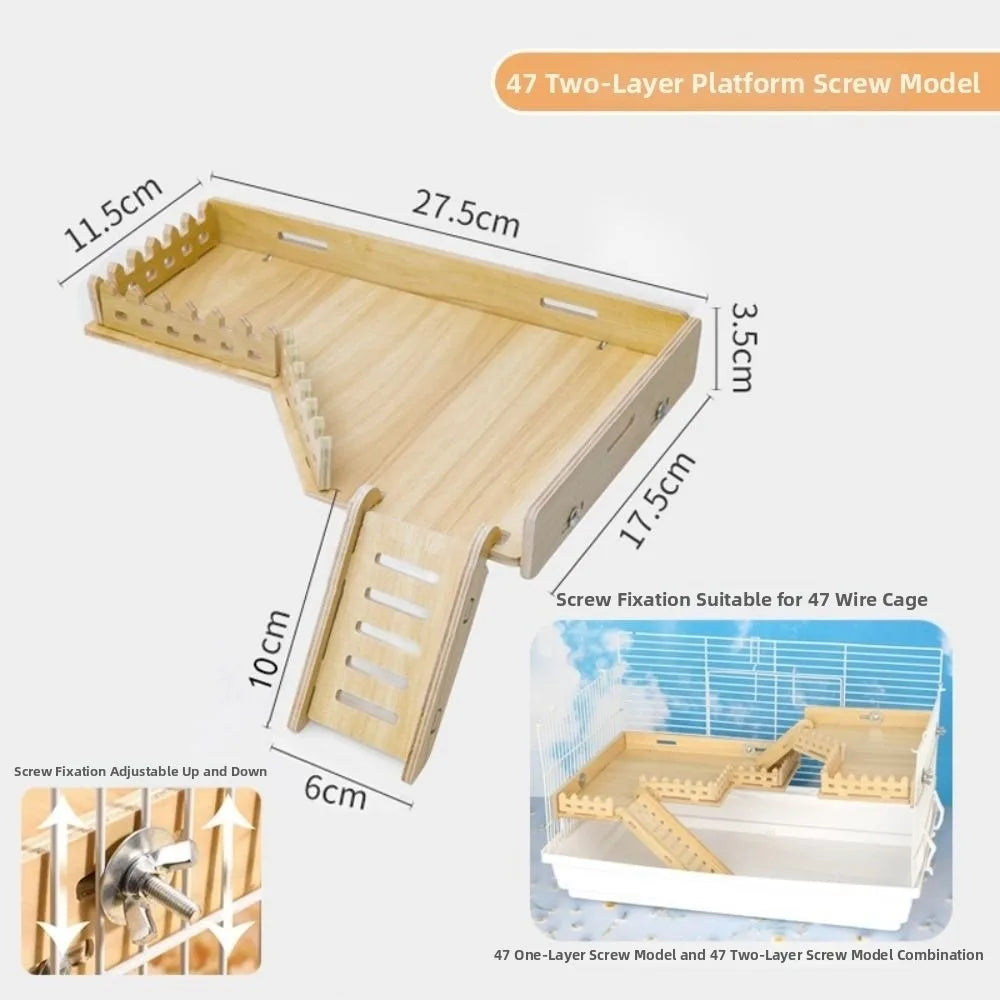 The AeroClimb™ Wooden Hamster Climbing Platform | 6 Styles