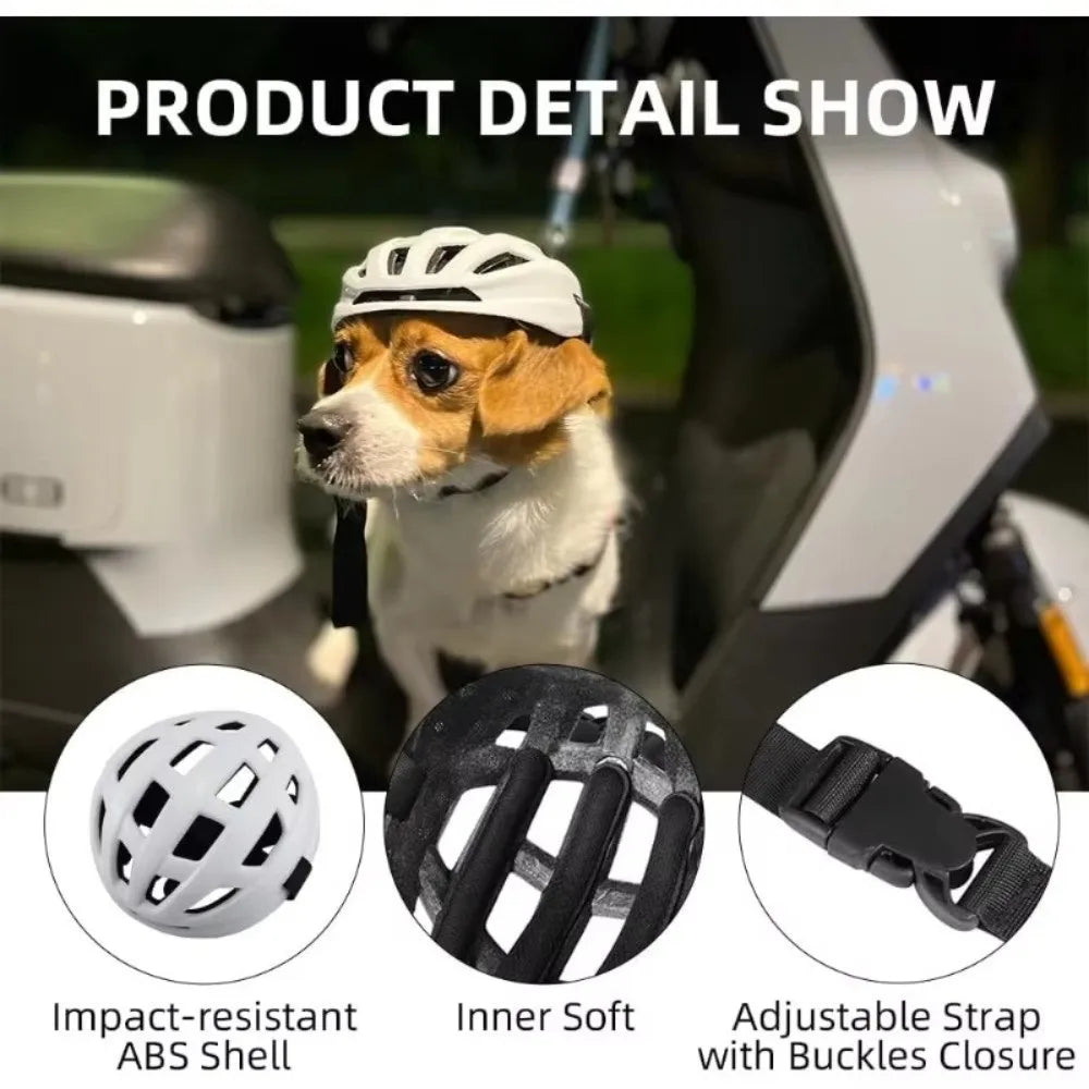The AeroRide™ Breathable Pet Motorcycle Helmet | 3 Colors × 3 Sizes