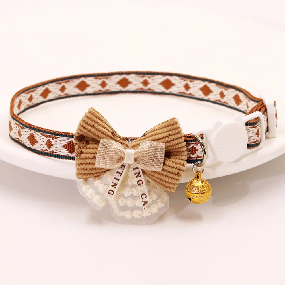 The AeroBell™ Handcrafted Cat Collar with Bell