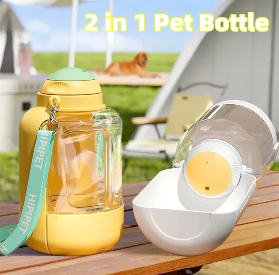 The AeroHydrate™ 2-in-1 Premium Travel Bottle