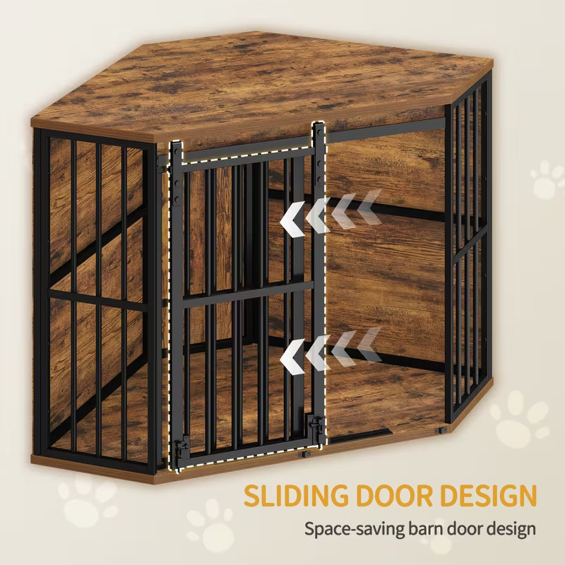 The AeroKennel™ Corner Dog Crate Furniture