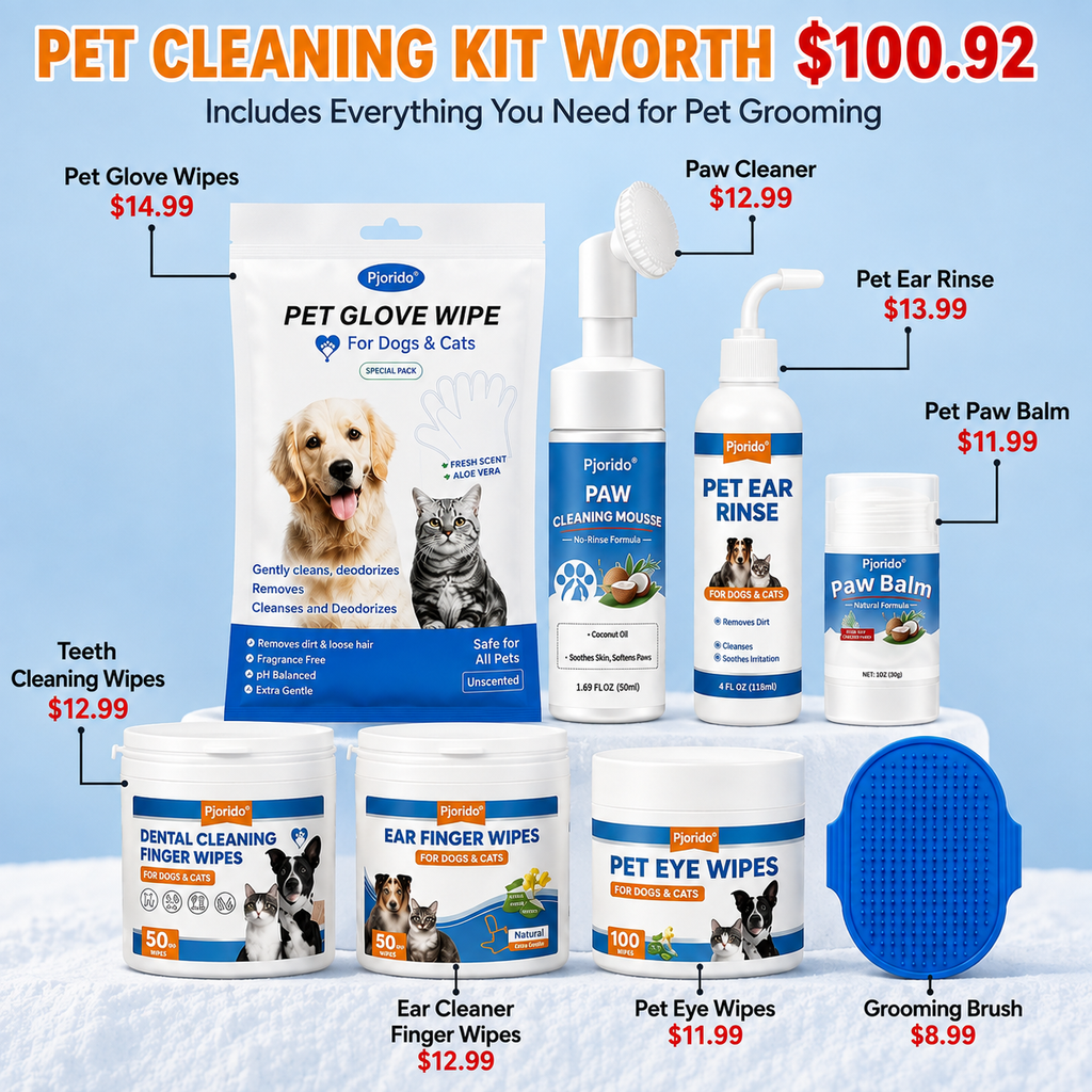 The AeroClean™ Complete Pet Grooming Kit