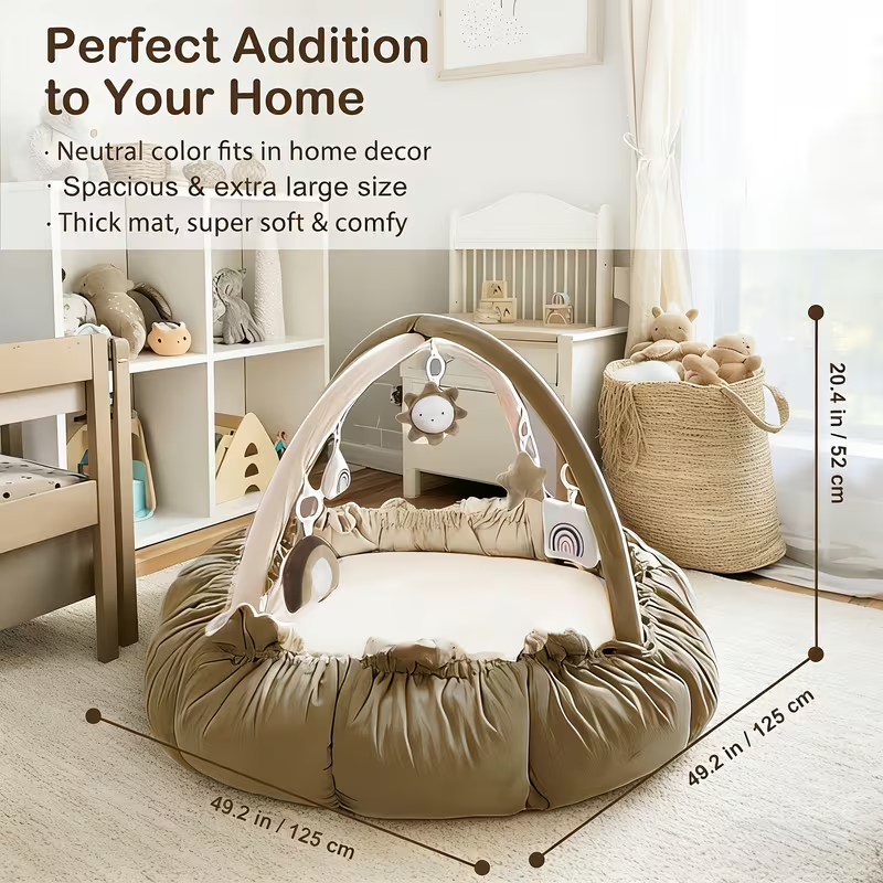 AeroNest 5-in-1 convertible pet gym showing all 5 configurations with cats and dogs