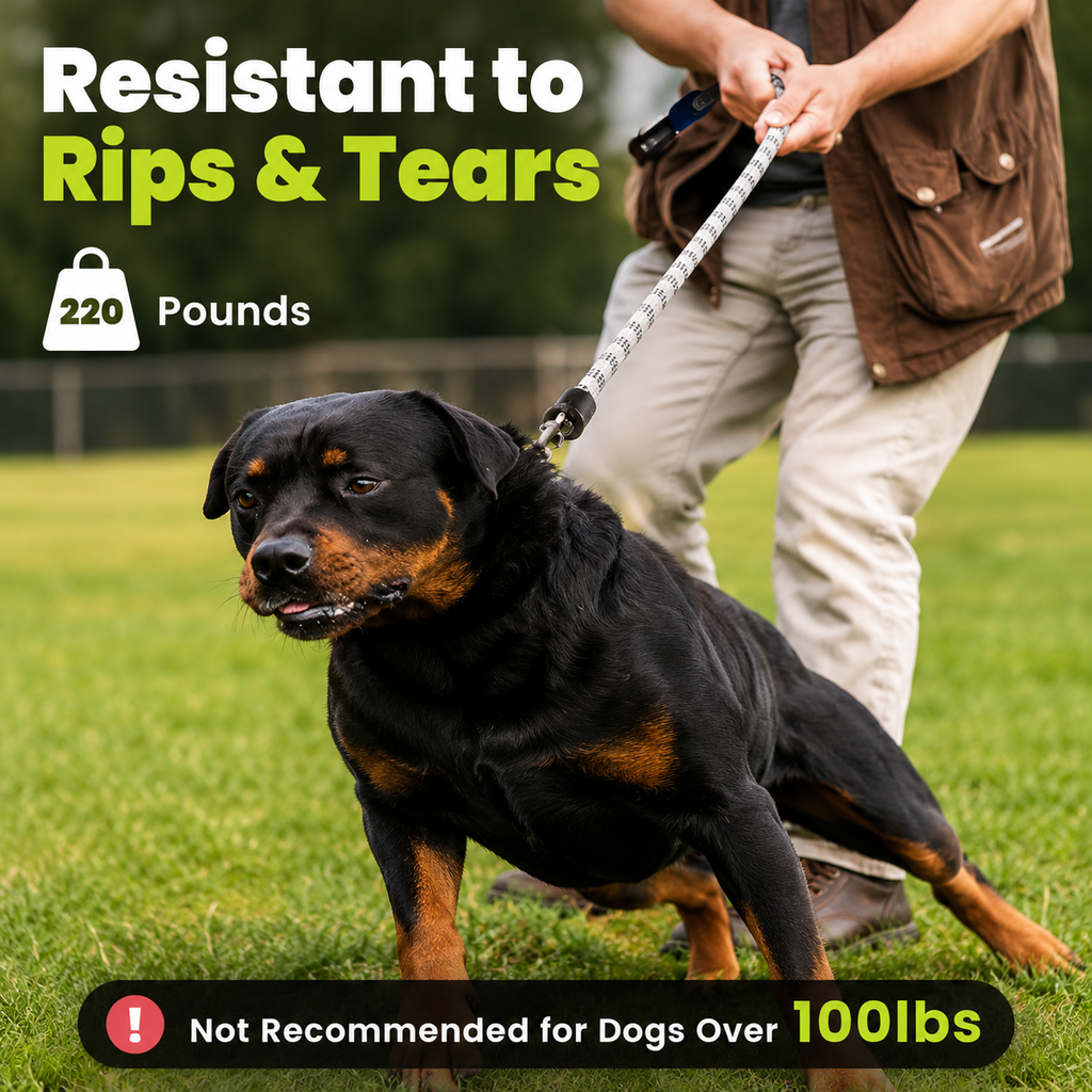 The AeroGlow™ LED Light-Up Dog Leash — 1000 Ft Visibility, 13 Lighting Modes, Rechargeable