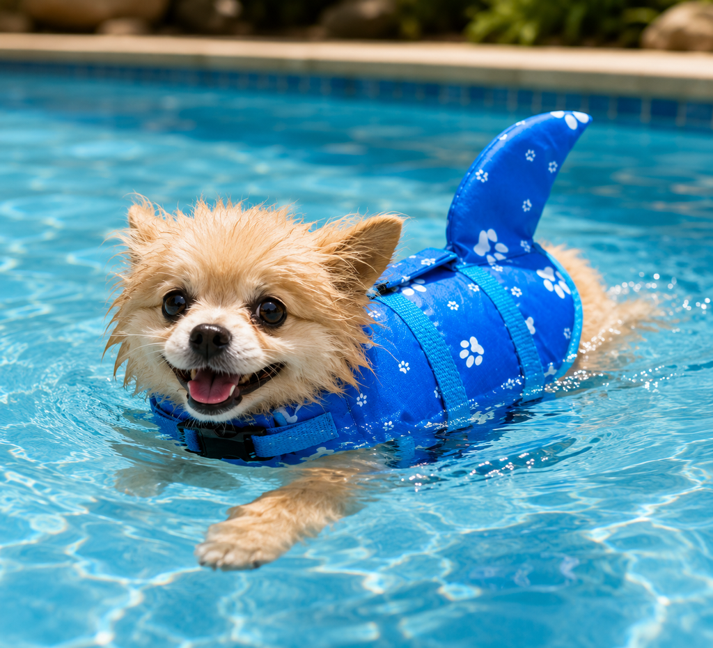 The AeroFloat™ Dog Life Jacket & Leash Set