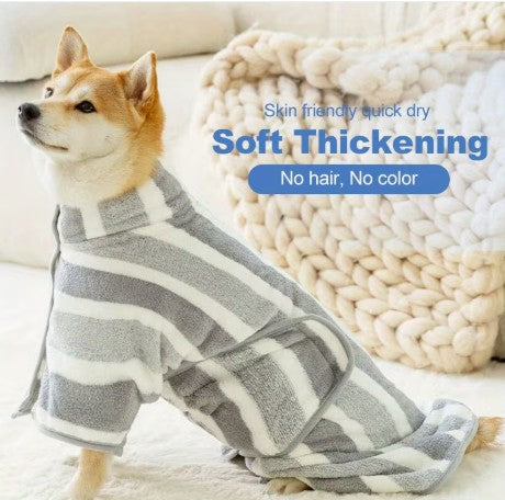 The AeroDry™ Quick-Dry Dog Bathrobe
